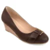 Journee Collection Womens Graysn Wedge Pump - Brown 1 Journee Collection Womens Graysn Wedge Pump - Brown -Bearpaw Shoes Shop US 01 102243 00