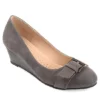 Journee Collection Womens Graysn Pump - Grey 2 Journee Collection Womens Graysn Pump - Grey -Bearpaw Shoes Shop US 01 102245 00