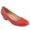 Journee Collection Womens Saar Pump - Red -Bearpaw Shoes Shop US 01 103358 00