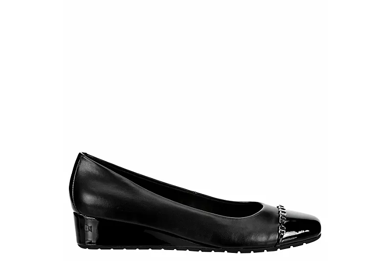 Ak Anne Klein Womens Mimi Pump - Black 4 Ak Anne Klein Womens Mimi Pump - Black - Image 2