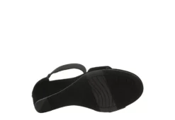 Xappeal Womens Camryn Wedge Sandal - Black -Bearpaw Shoes Shop US 01 105234 06