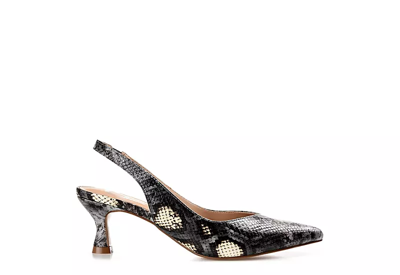 Journee Collection Womens Mikoa Pump - Grey 4 Journee Collection Womens Mikoa Pump - Grey - Image 2