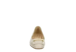 Adrienne Vittadini Womens Jacksi Flat - Ivory -Bearpaw Shoes Shop US 01 107384 02