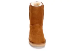 Koolaburra By Ugg Womens Koola Short Fur Boot - Rust -Bearpaw Shoes Shop US 01 122353 02