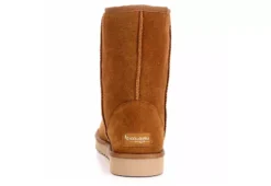 Koolaburra By Ugg Womens Koola Short Fur Boot - Rust -Bearpaw Shoes Shop US 01 122353 04