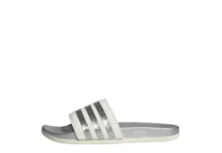 Adidas Womens Adilette Comfort Slide Sandal - White -Bearpaw Shoes Shop US 01 202095 02