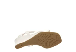 Michael By Michael Shannon Womens Lulu Wedge Sandal - White -Bearpaw Shoes Shop US 01 202740 06