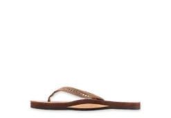 Rainbow Sandals Womens Crystal Collection Flip Flop Sandal - Brown -Bearpaw Shoes Shop US 01 203323 03