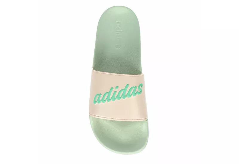 Adidas Womens Adilette Shower Slide Sandal - Pale Pink 8 Adidas Womens Adilette Shower Slide Sandal - Pale Pink - Image 6