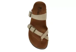 White Mountain Womens Gracie Footbed Sandal - Tan 14 White Mountain Womens Gracie Footbed Sandal - Tan -Bearpaw Shoes Shop US 01 203417 05