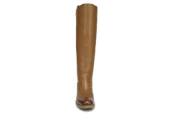 Franco Sarto Womens Meyer Wide Calf Tall Boot - Brown -Bearpaw Shoes Shop US 01 300503 02