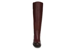 Franco Sarto Womens Meyer Wide Calf Tall Boot - Burgundy -Bearpaw Shoes Shop US 01 300505 02
