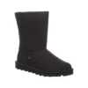 Bearpaw Womens Elle Short Vegan Fur Boot - Black -Bearpaw Shoes Shop US 01 300736 00