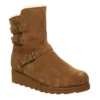 Bearpaw Womens Lucy Fur Wedge Boot - Tan -Bearpaw Shoes Shop US 01 300779 00