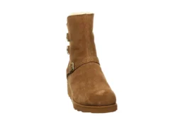 Bearpaw Womens Lucy Fur Wedge Boot - Tan 11 Bearpaw Womens Lucy Fur Wedge Boot - Tan -Bearpaw Shoes Shop US 01 300779 02
