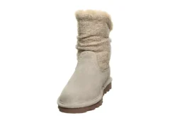 Bearpaw Womens Virginia Fur Boot - White -Bearpaw Shoes Shop US 01 300825 02