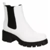Madden Girl Womens Tessa Chelsea Boot - White -Bearpaw Shoes Shop US 01 302520 00