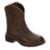 Justin Womens Gemma Western Boot - Dark Brown 2 Justin Womens Gemma Western Boot - Dark Brown -Bearpaw Shoes Shop US 01 302861 00