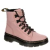 Dr. Martens Dr.martens Womens Combs Nylon Combat Boot - Pale Pink -Bearpaw Shoes Shop US 01 302906 00