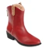 Journee Collection Womens Novva Western Ankle Boot - Red 1 Journee Collection Womens Novva Western Ankle Boot - Red -Bearpaw Shoes Shop US 01 303313 00