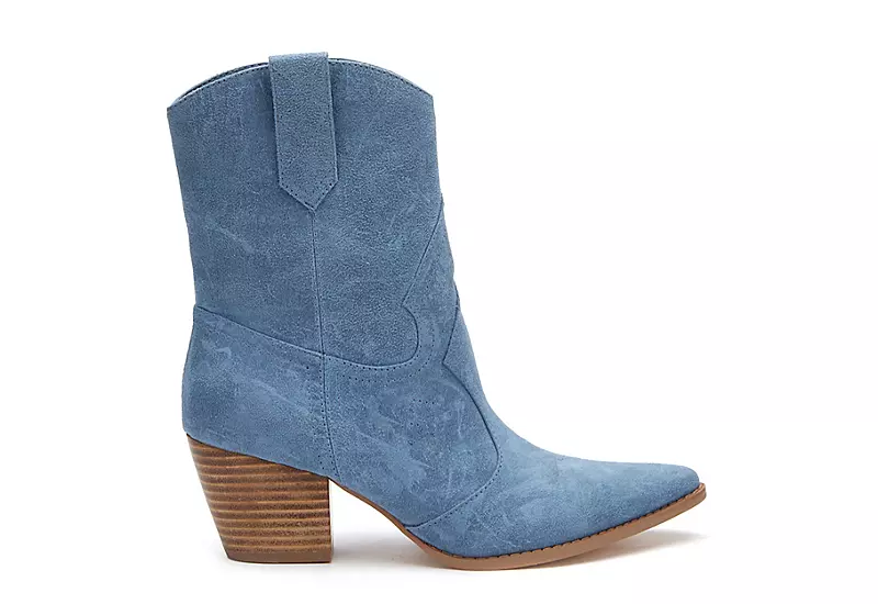 Coconuts Womens Bambi Western Boot - Blue 4 Coconuts Womens Bambi Western Boot - Blue - Image 2