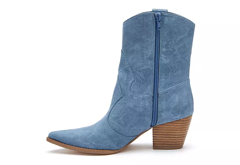 Coconuts Womens Bambi Western Boot - Blue 6 Coconuts Womens Bambi Western Boot - Blue - Image 4