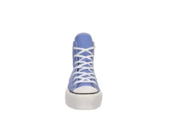 Converse Womens Chuck Taylor All Star High Top Platform Sneaker - Light Blue 11 Converse Womens Chuck Taylor All Star High Top Platform Sneaker - Light Blue -Bearpaw Shoes Shop US 01 401339 02