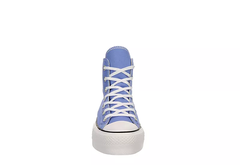 Converse Womens Chuck Taylor All Star High Top Platform Sneaker - Light Blue 5 Converse Womens Chuck Taylor All Star High Top Platform Sneaker - Light Blue - Image 3
