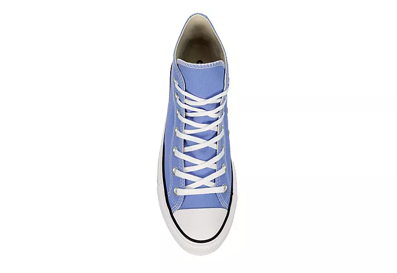 Converse Womens Chuck Taylor All Star High Top Platform Sneaker - Light Blue 8 Converse Womens Chuck Taylor All Star High Top Platform Sneaker - Light Blue - Image 6