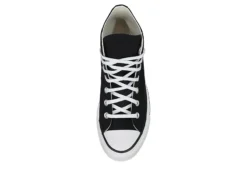 Converse Womens Chuck Taylor All Star High Top Platform Sneaker - Black 14 Converse Womens Chuck Taylor All Star High Top Platform Sneaker - Black -Bearpaw Shoes Shop US 01 431054 05